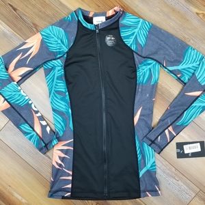 Hurley Hanoi Long Sleeve Rashgaurd  Small